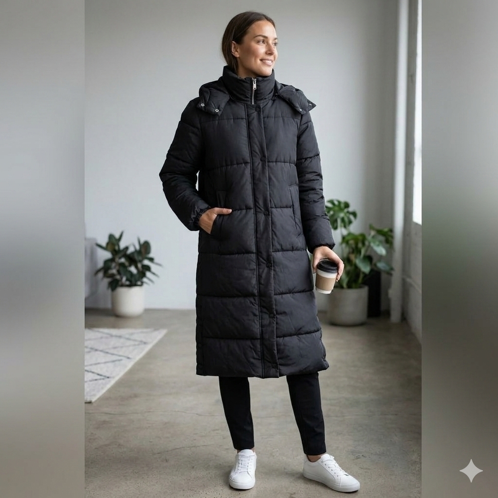 H&M Long Puffer Jacket